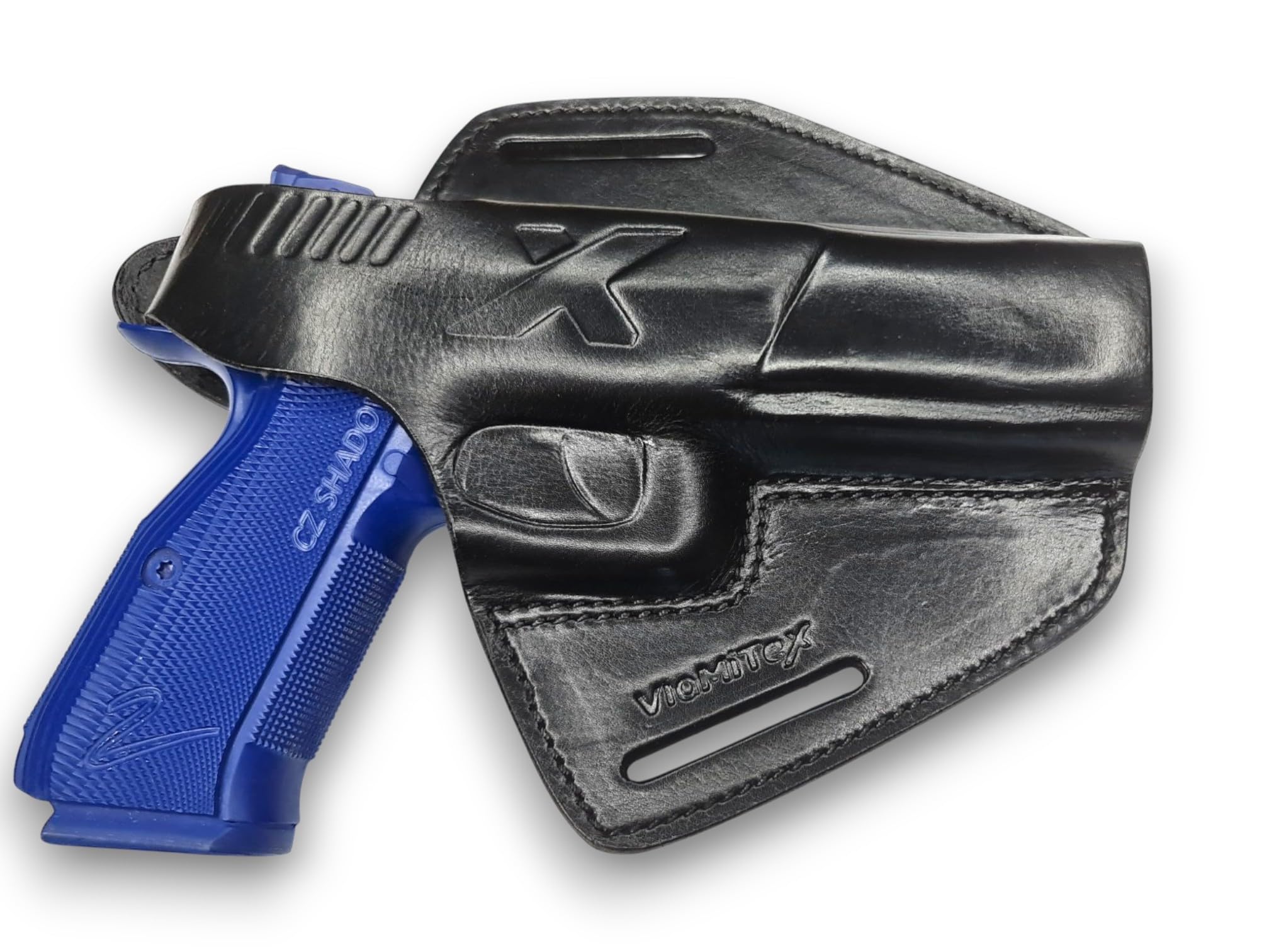 シャドー 2-1 Amazon.co.jp: vlamitexブラックレザーホルスターのCZシャドウ2 / p-09